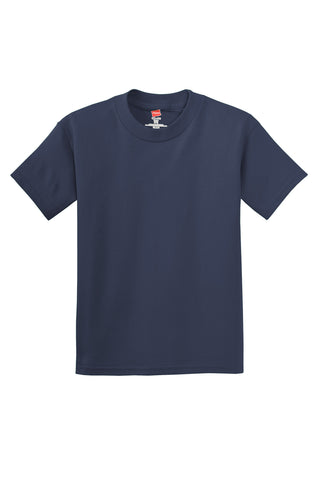 Hanes Youth Authentic 100% Cotton T-Shirt (Navy)