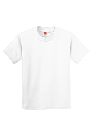 Hanes Youth Authentic 100% Cotton T-Shirt (White)