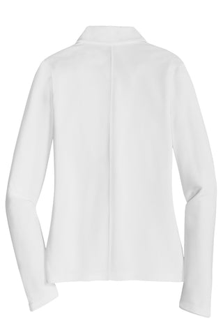 Nike Ladies Long Sleeve Dri-FIT Stretch Tech Polo (White)