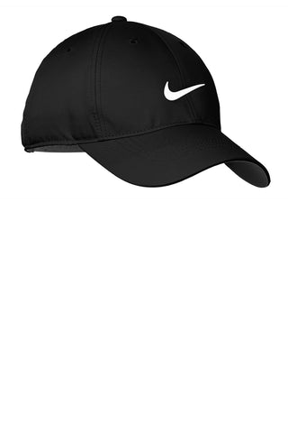 Nike Dri-FIT Swoosh Front Cap (Black/ White)