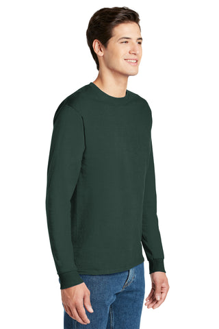 Hanes Authentic 100% Cotton Long Sleeve T-Shirt (Deep Forest)