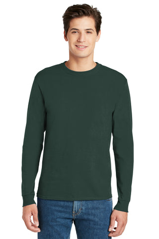 Hanes Authentic 100% Cotton Long Sleeve T-Shirt (Deep Forest)