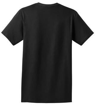 Hanes Authentic 100% Cotton T-Shirt with Pocket (Black)