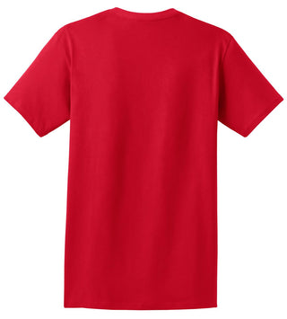 Hanes Authentic 100% Cotton T-Shirt with Pocket (Deep Red)