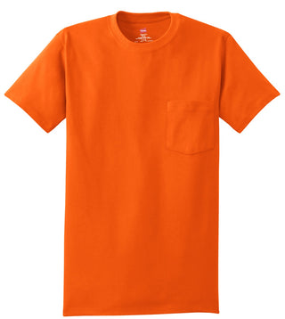 Hanes Authentic 100% Cotton T-Shirt with Pocket (Orange)