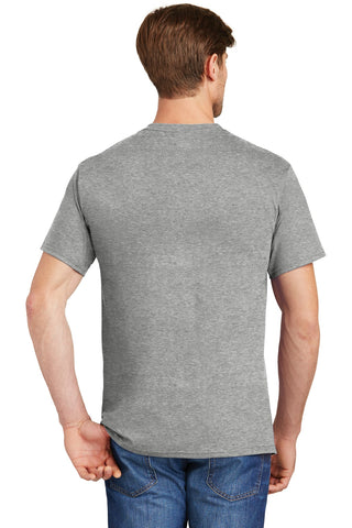 Hanes Authentic 100% Cotton T-Shirt with Pocket (Light Steel)