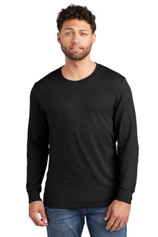 Jerzees Premium Blend Ring Spun Long Sleeve T-Shirt (Black Ink)