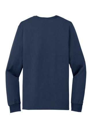 Jerzees Premium Blend Ring Spun Long Sleeve T-Shirt (J. Navy)