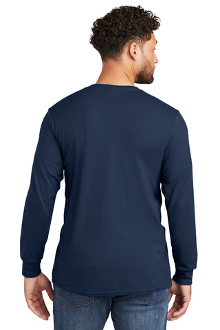 Jerzees Premium Blend Ring Spun Long Sleeve T-Shirt (J. Navy)