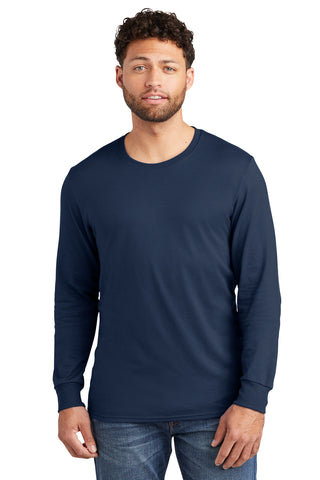 Jerzees Premium Blend Ring Spun Long Sleeve T-Shirt (J. Navy)