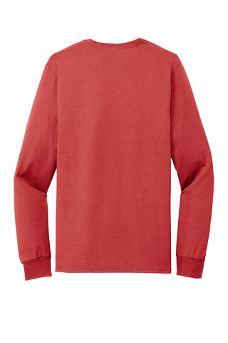 Jerzees Premium Blend Ring Spun Long Sleeve T-Shirt (True Red)