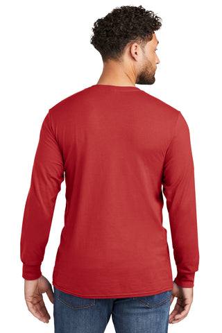 Jerzees Premium Blend Ring Spun Long Sleeve T-Shirt (True Red)