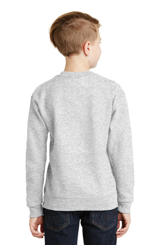 Jerzees Youth NuBlend Crewneck Sweatshirt (Ash)