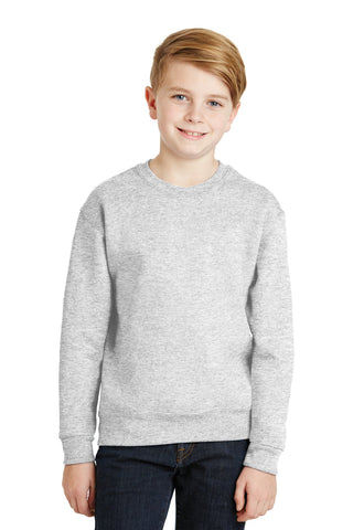 Jerzees Youth NuBlend Crewneck Sweatshirt (Ash)