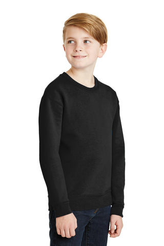 Jerzees Youth NuBlend Crewneck Sweatshirt (Black)