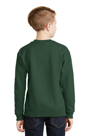 Jerzees Youth NuBlend Crewneck Sweatshirt (Forest Green)