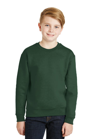 Jerzees Youth NuBlend Crewneck Sweatshirt (Forest Green)