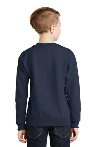 Jerzees Youth NuBlend Crewneck Sweatshirt (Navy)