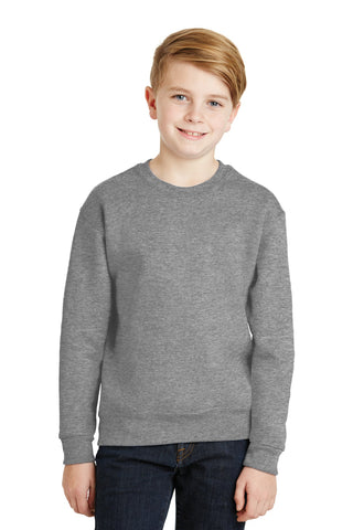 Jerzees Youth NuBlend Crewneck Sweatshirt (Oxford)