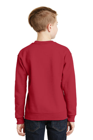 Jerzees Youth NuBlend Crewneck Sweatshirt (True Red)