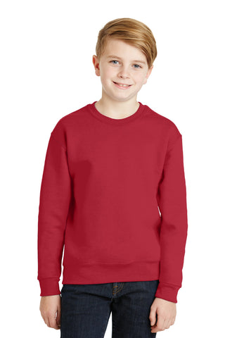 Jerzees Youth NuBlend Crewneck Sweatshirt (True Red)