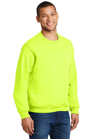 Jerzees NuBlend Crewneck Sweatshirt (Safety Green)