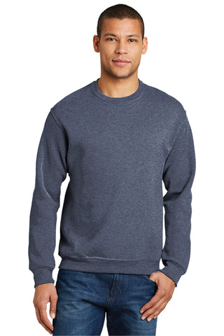 Jerzees NuBlend Crewneck Sweatshirt (Vintage Heather Navy)