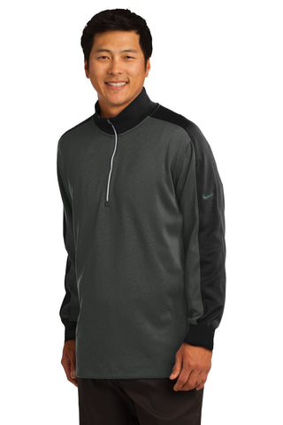 Nike Dri-FIT 1/2-Zip Cover-Up (Anthracite Heather/ Black)