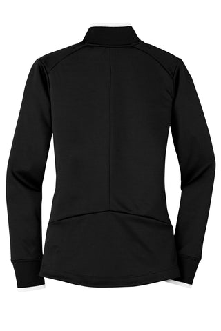 Nike Ladies Dri-FIT 1/2-Zip Cover-Up (Black/ White)