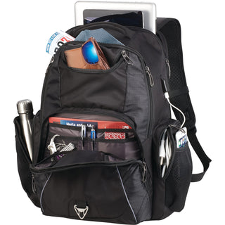 Printwear Rainier TSA 17" Computer Backpack (Black)