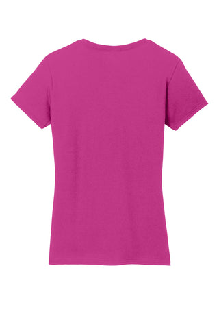 Gildan Ladies Heavy Cotton 100% Cotton V-Neck T-Shirt (Heliconia)