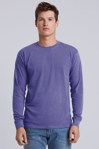 COMFORT COLORS Heavyweight Ring Spun Long Sleeve Tee (Blue Jean)