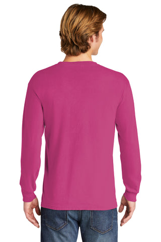 COMFORT COLORS Heavyweight Ring Spun Long Sleeve Tee (Heliconia)