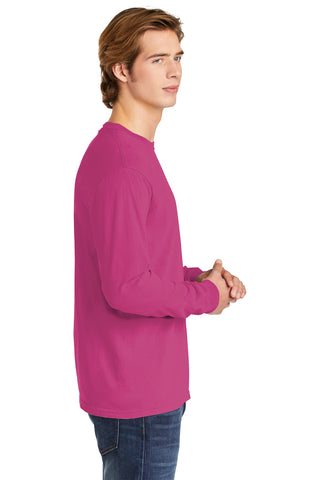 COMFORT COLORS Heavyweight Ring Spun Long Sleeve Tee (Heliconia)