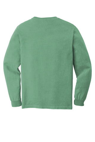 COMFORT COLORS Heavyweight Ring Spun Long Sleeve Tee (Light Green)