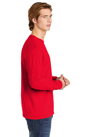 COMFORT COLORS Heavyweight Ring Spun Long Sleeve Tee (Red)