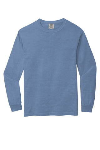 COMFORT COLORS Heavyweight Ring Spun Long Sleeve Tee (Washed Denim)