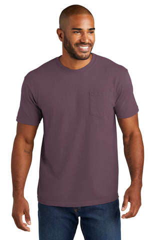 COMFORT COLORS Heavyweight Ring Spun Pocket Tee (Berry)