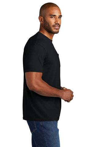 COMFORT COLORS Heavyweight Ring Spun Pocket Tee (Black)