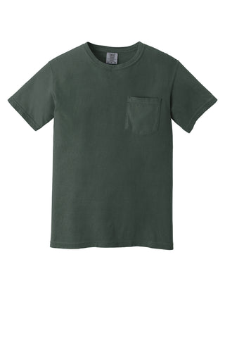 COMFORT COLORS Heavyweight Ring Spun Pocket Tee (Blue Spruce)