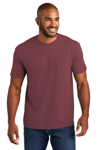 COMFORT COLORS Heavyweight Ring Spun Pocket Tee (Brick)