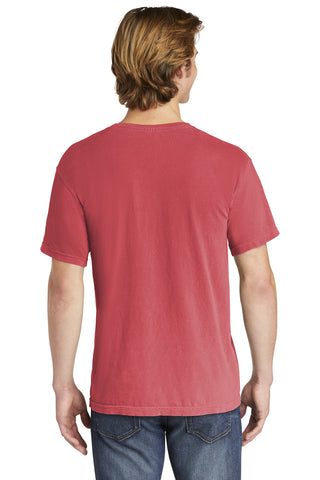 COMFORT COLORS Heavyweight Ring Spun Pocket Tee (Crimson)