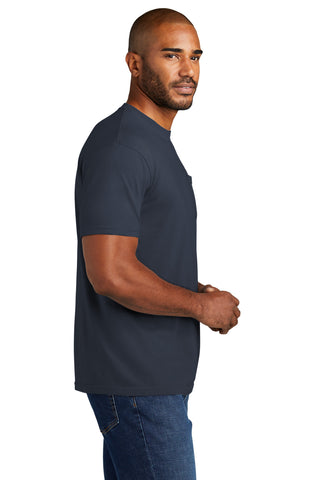 COMFORT COLORS Heavyweight Ring Spun Pocket Tee (Midnight)