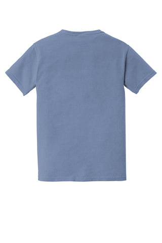 COMFORT COLORS Heavyweight Ring Spun Pocket Tee (Washed Denim)