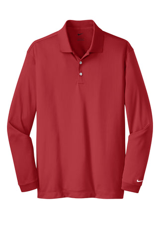 Nike Tall Long Sleeve Dri-FIT Stretch Tech Polo (Varsity Red)