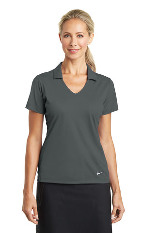 Nike Ladies Dri-FIT Vertical Mesh Polo (Anthracite)