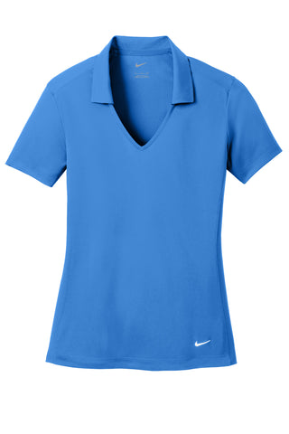 Nike Ladies Dri-FIT Vertical Mesh Polo (Brisk Blue)