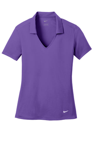 Nike Ladies Dri-FIT Vertical Mesh Polo (Court Purple)