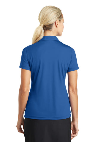 Nike Ladies Dri-FIT Vertical Mesh Polo (Gym Blue)