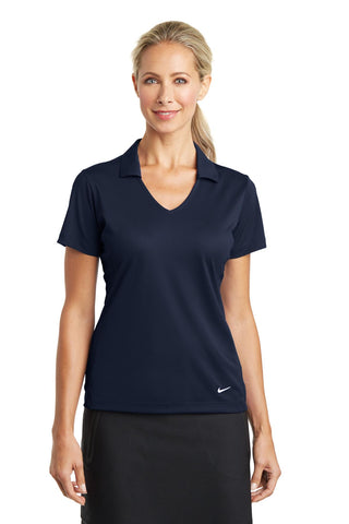 Nike Ladies Dri-FIT Vertical Mesh Polo (Marine)